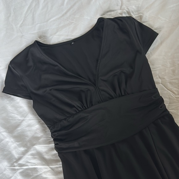 Anrabess Women's Maxi Dress, Deep V Neck - Picture 1 of 2